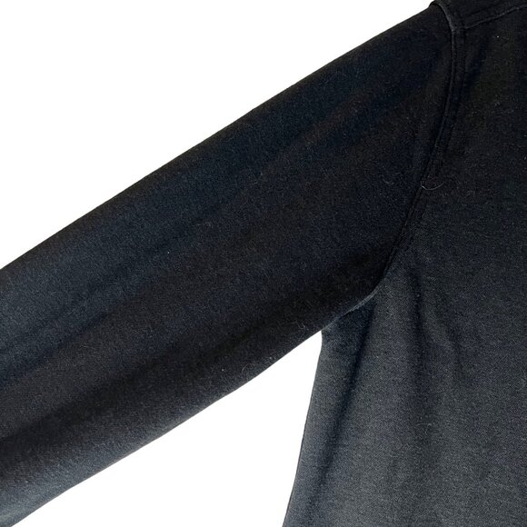 Rails Washed Black Berkeley Brushed Knit Long Sleeve Shirt Shacket Mens Medium - Picture 4 of 8